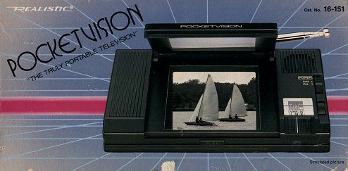 Realistic Pocketvision portable television