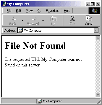 My Computer Not Found