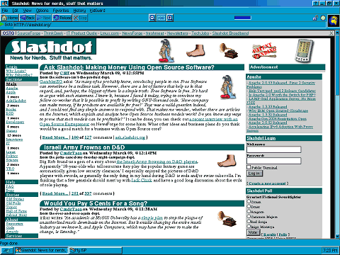 Breadbox viewing slashdot