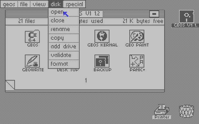 Disk Menu