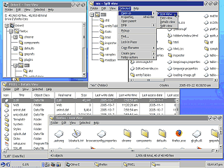 Icon View, Tree View, Details View, and Split View