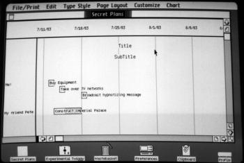 LisaProject displaying the world takeover timeline