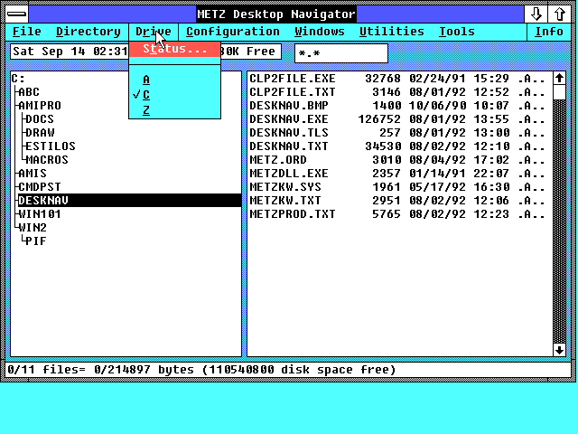 METZ Desktop Navigator