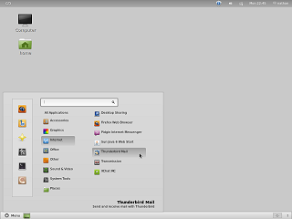 Mint 12 start menu