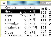 OS/2 MDI System Menu