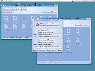 MorphOS 3.1 file copy dialog