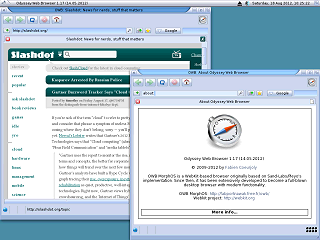 MorphOS web browser