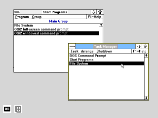 OS/2 1.1 Task Manager