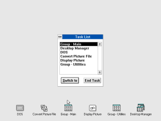 OS/2 1.2 Task List