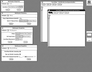 OpenWindows Control Panel