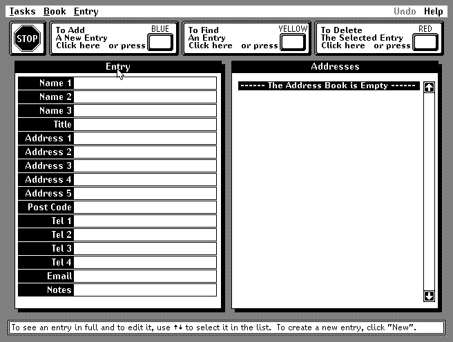 Address book