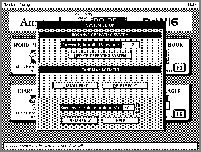 System Setup