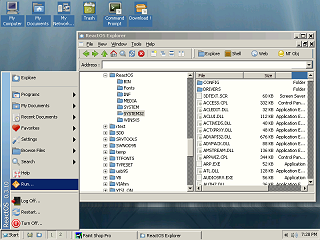 ReactOS Desktop