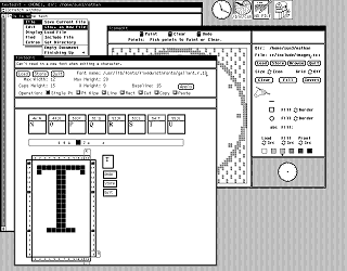 SunView Font and Icon Editor