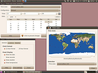 Ubuntu 10.04 Clock and Time Zone