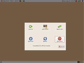 Ubuntu Shutting Down