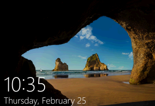 Windows 10 Lock Screen