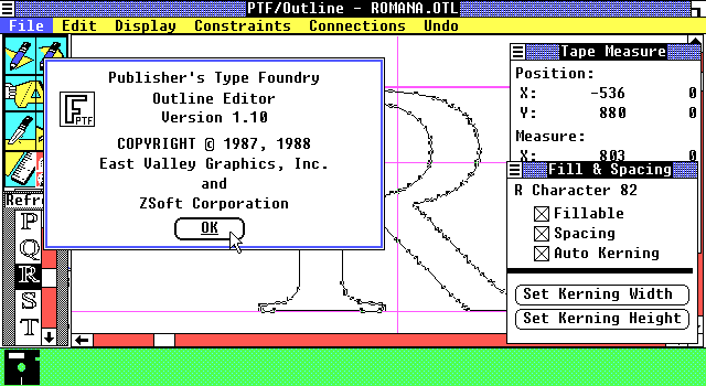 ZSoft Publisher's TypeFoundry