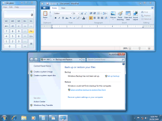 Windows 7 Different App UIs