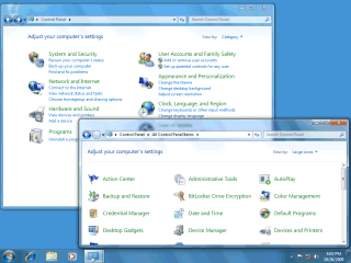 Windows 7 Control Panel