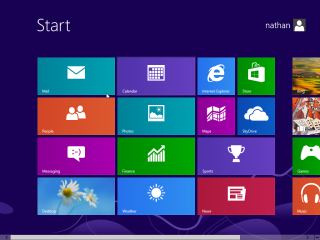 Windows 8 Start Page