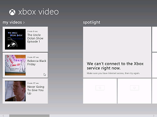 Windows 8 Metro video player